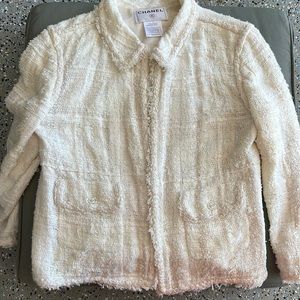 CHANEL tweed cream jacket